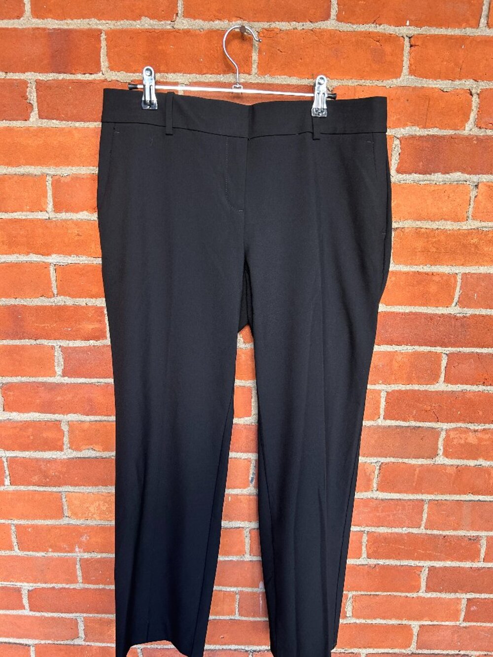 Ann Taylor Black Straight Leg Pants 10P SP25 29 Inch Inseam Never Worn